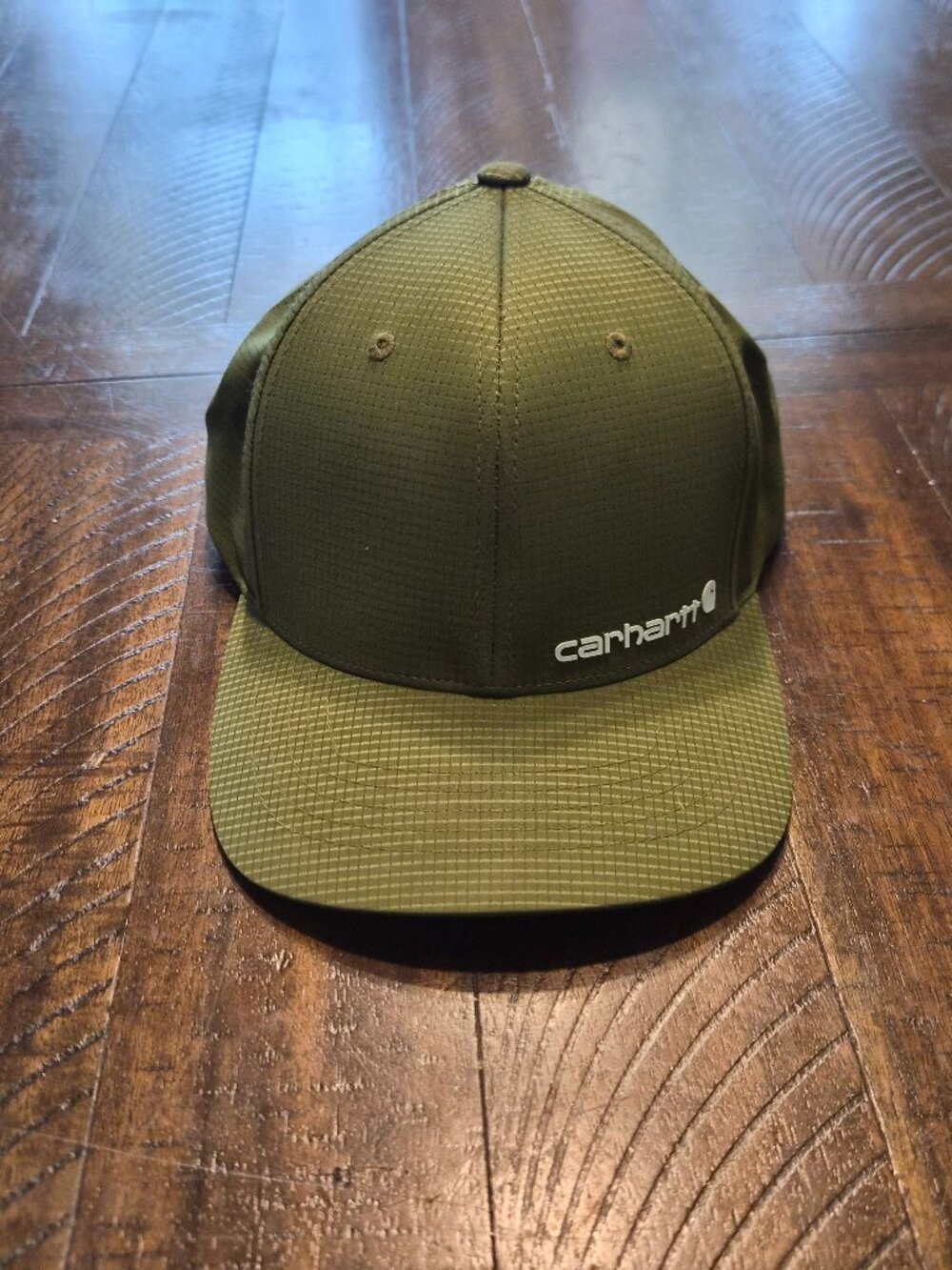 CARHARTT FORCE Green Hat Logo Snapback Closure Mesh Stretch
